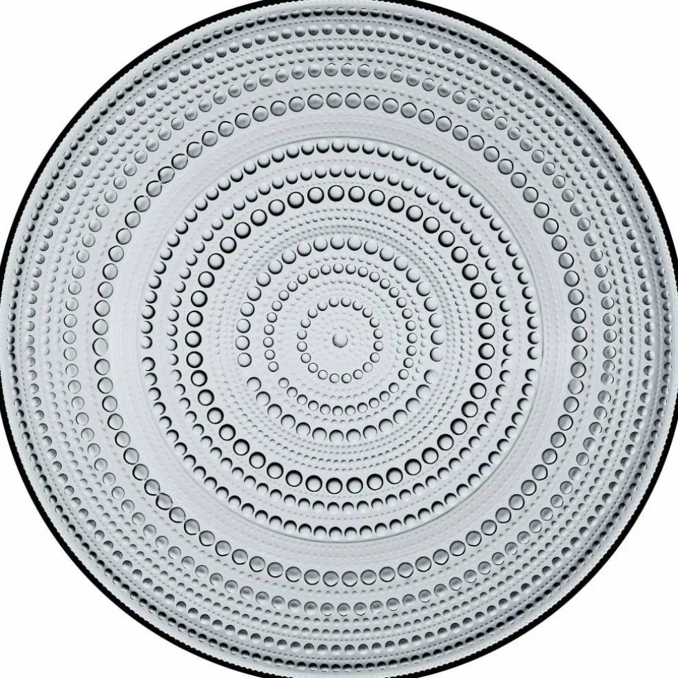 Kastehelmi tallrik 25 cm, grå