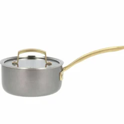 Kastrull med lock 1,5 liter 16 cm, rostfritt stål