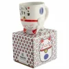 Kawaii Lucky Cat mugg 35 cl, blå