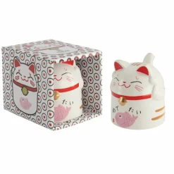 Kawaii Lucky Cat mugg 35 cl, blå