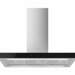 KBTI9L4VN frihängande fläkt 90 cm, rostfritt stål/glas