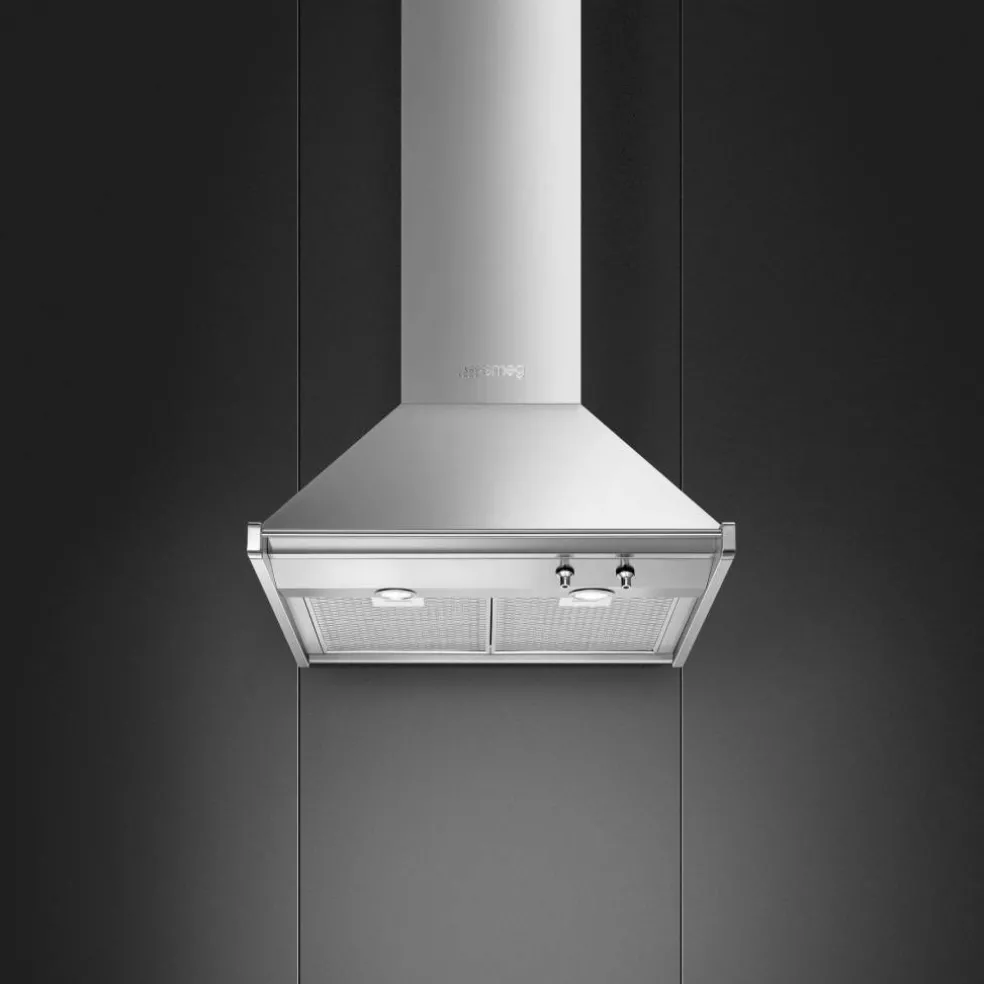 KD70XE Vägghängd köksfläkt, rostfritt stål, 70 cm