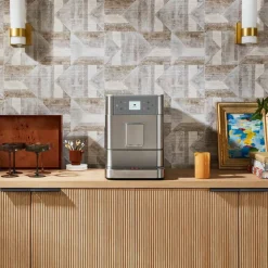 KF6 espressomaskin, rostfritt stål