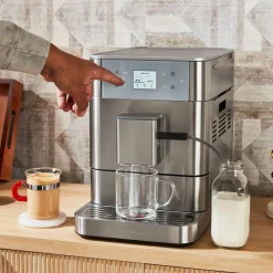 KF6 espressomaskin, rostfritt stål
