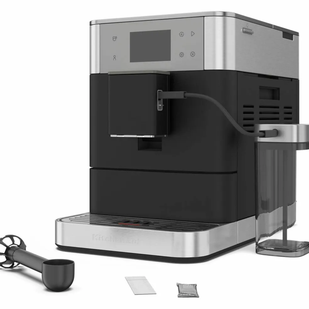 KF7 espressomaskin, rostfritt stål