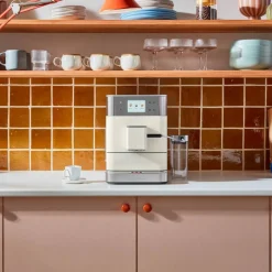 KF7 espressomaskin, rostfritt stål