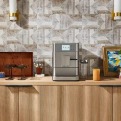 KF7 espressomaskin, rostfritt stål