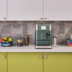 KF7 espressomaskin, rostfritt stål