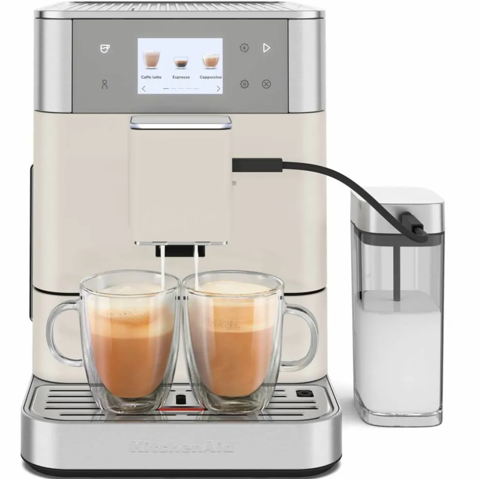 KF7 espressomaskin, rostfritt stål