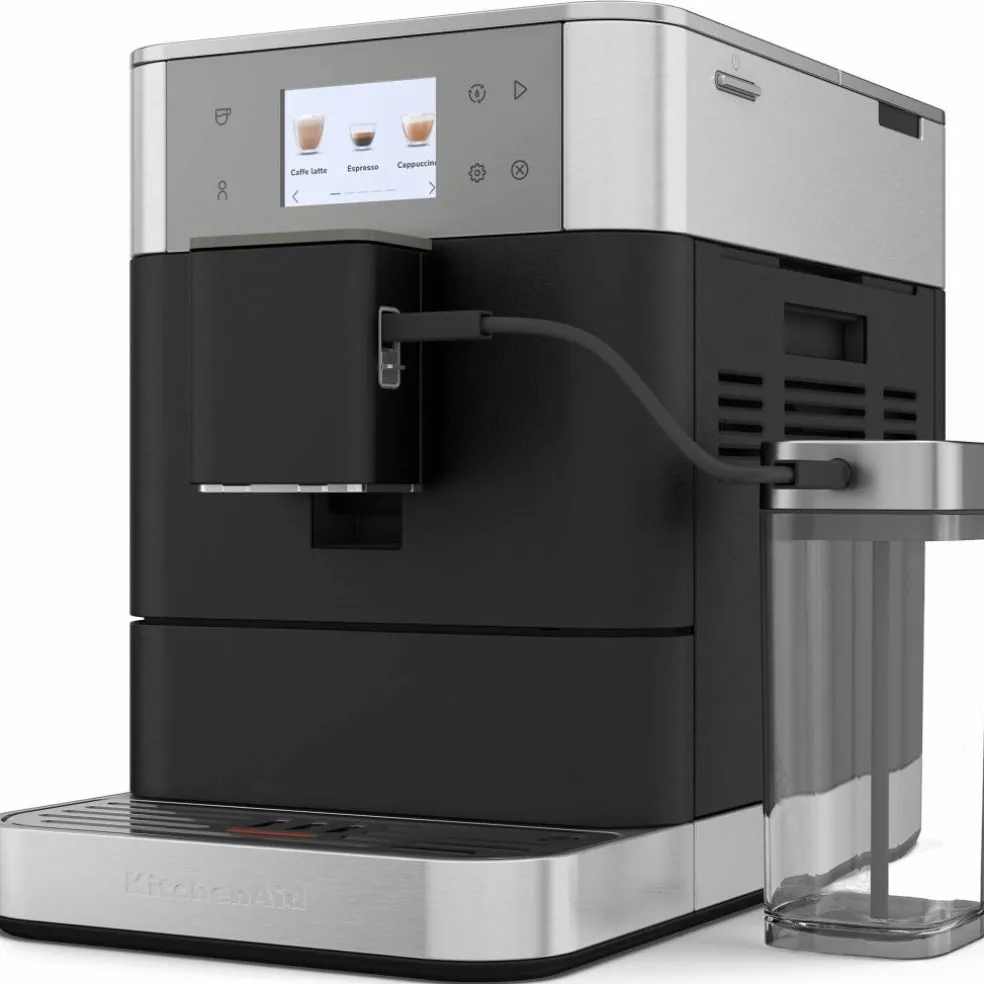 KF7 espressomaskin, rostfritt stål
