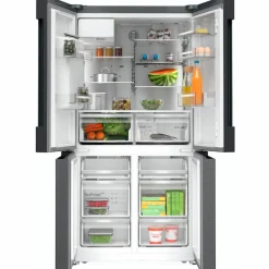 KFI96APEA Serie 6 fristående kombiskåp 183 × 90,5 cm, rostfritt stål