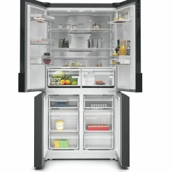 KF96NAXEA iQ300 iQ300 fristående kyl och frys 183x90 cm, svart stål