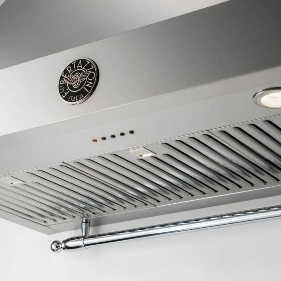 K100HERTX + KC36HERTX Heritage Fläkt, 100 cm, rostfritt stål