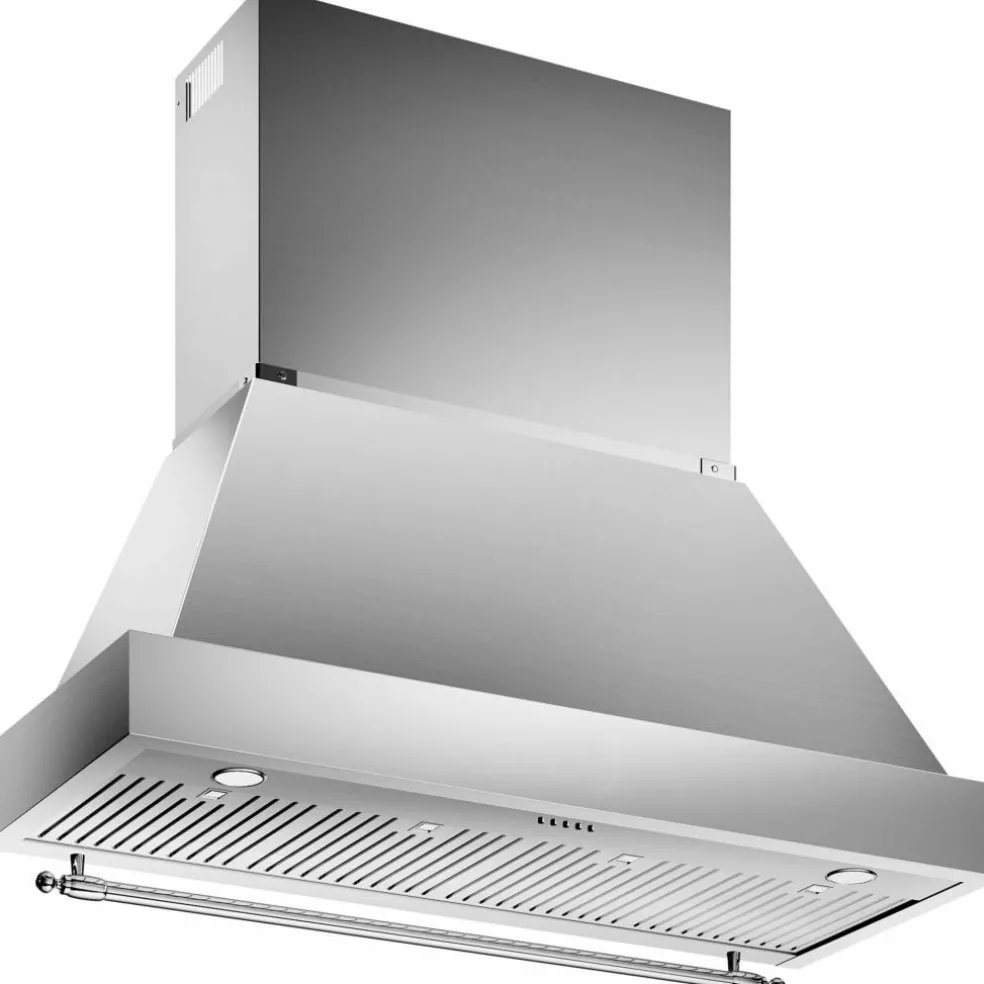 K100HERTX + KC36HERTX Heritage Fläkt, 100 cm, rostfritt stål