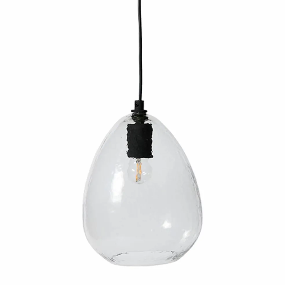 Kiho taklampa medium 20x27 cm, klar