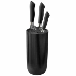 Kiki knivblock med gummerad yta 24 cm