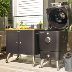 4K Kolgrill, svart
