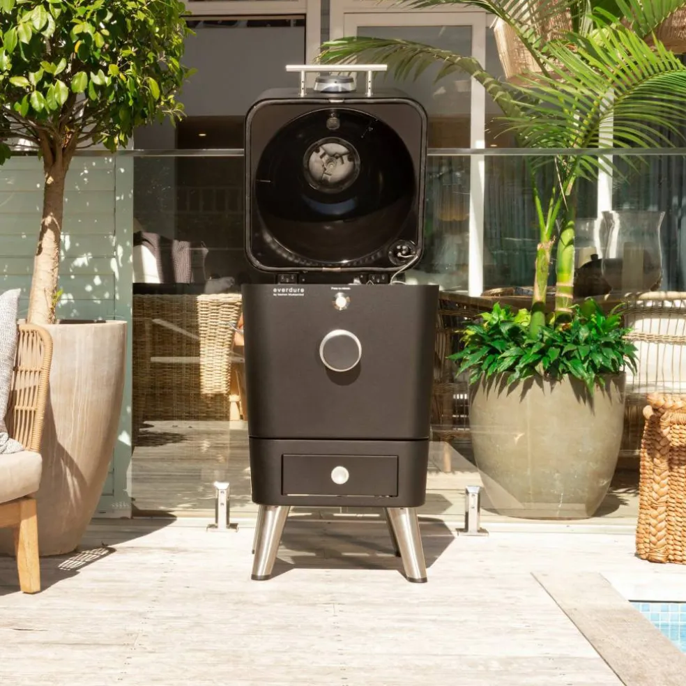 4K Kolgrill, svart