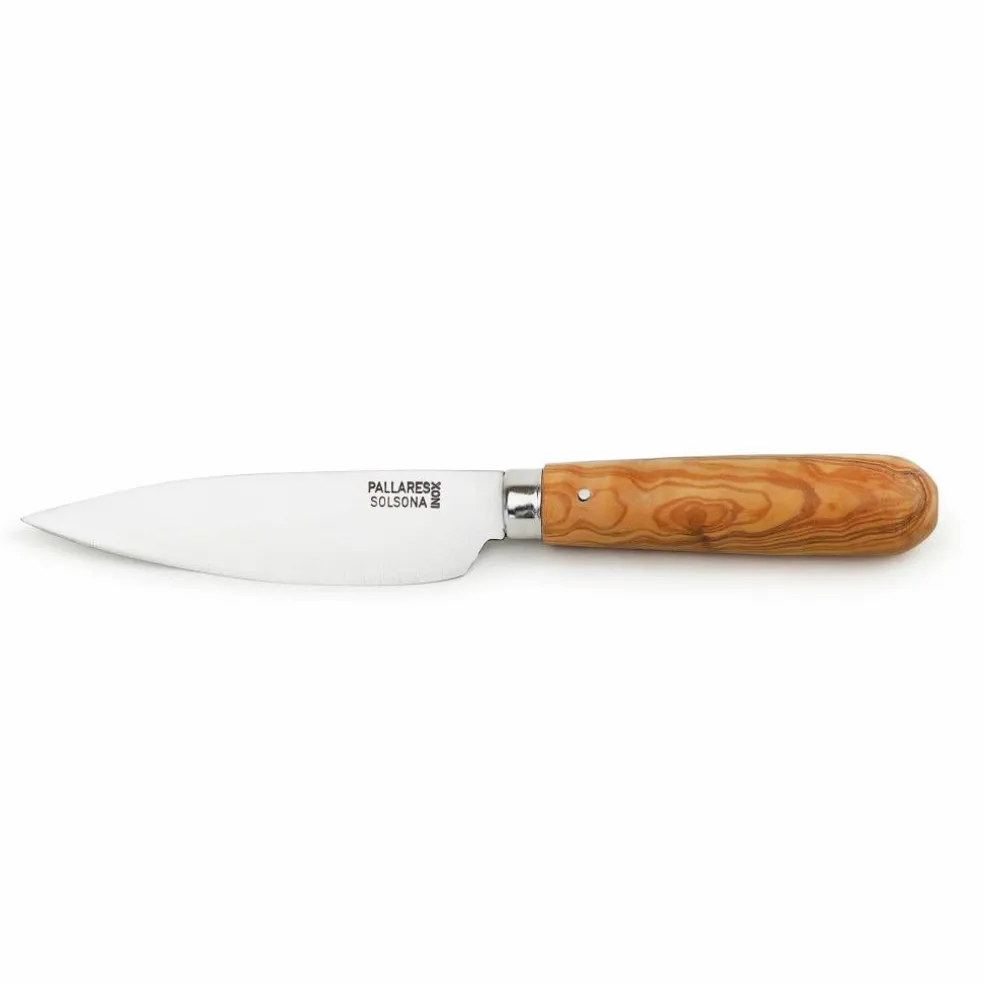 Kökskniv 16 cm, rostfritt stål/olivträ