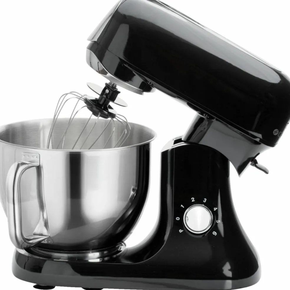 Köksmaskin Pro, 1200 W, 6 liter, Shiny Black