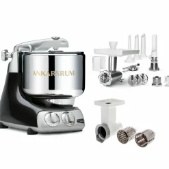Köksmaskin, stort tillbehörspaket, glossy white