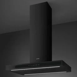 KLTI9L4MB frihängande fläkt 90 cm, mattsvart