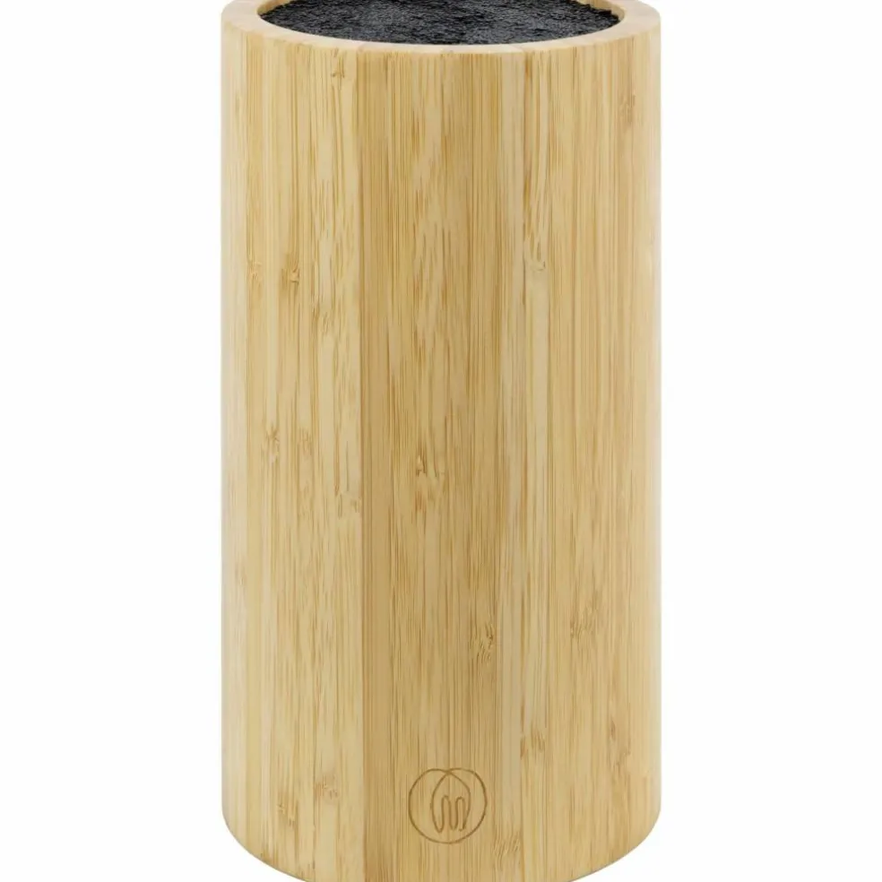 Knivblock bambu, diameter 13 cm