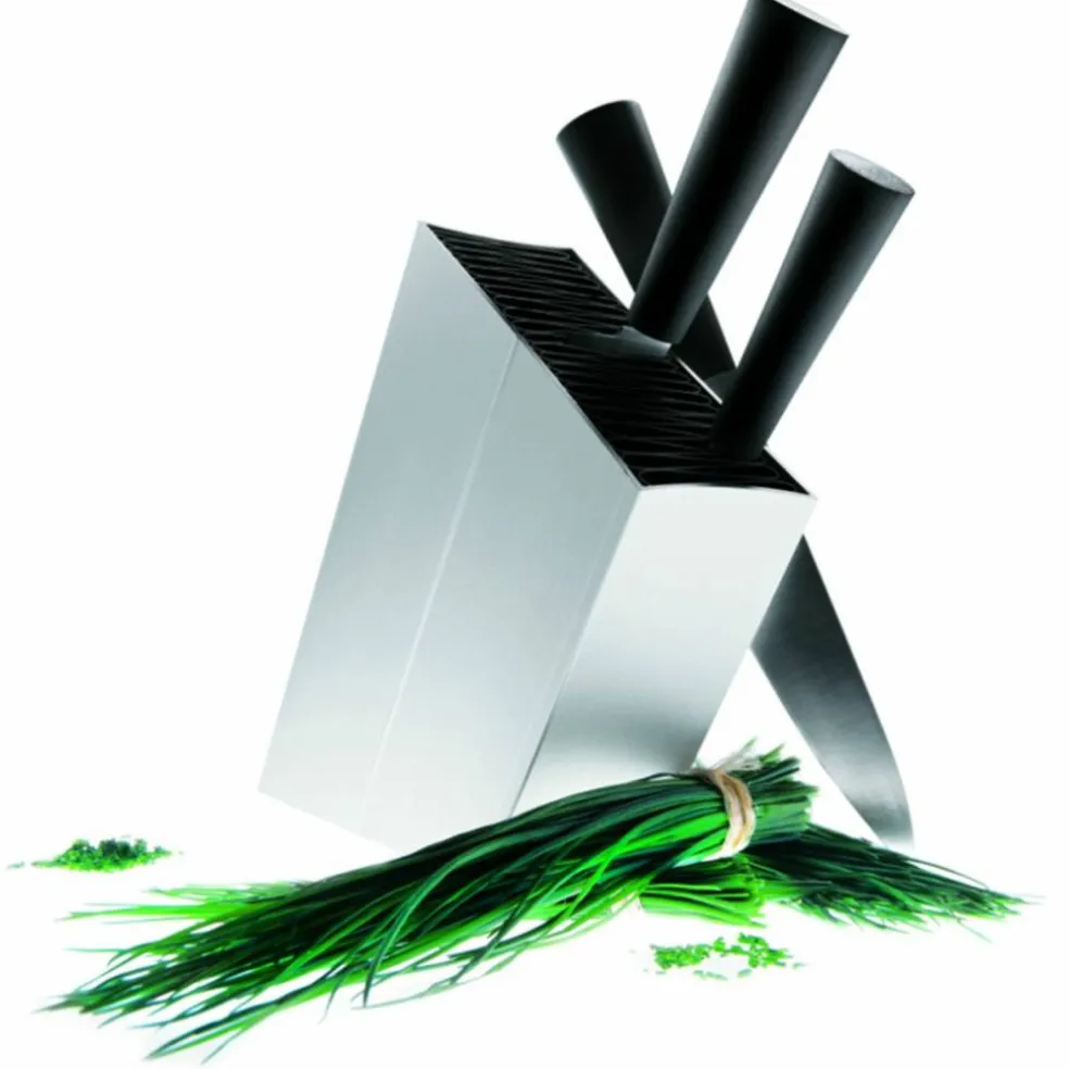 Knivblock Lutande Aluminium
