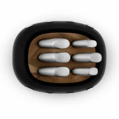 Knivblock med knivar (6 st), pastellblå