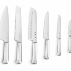 Knivblock med knivar (6 st), svart