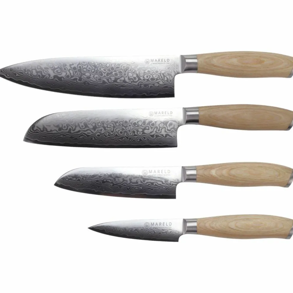 Knivset, 4 delar