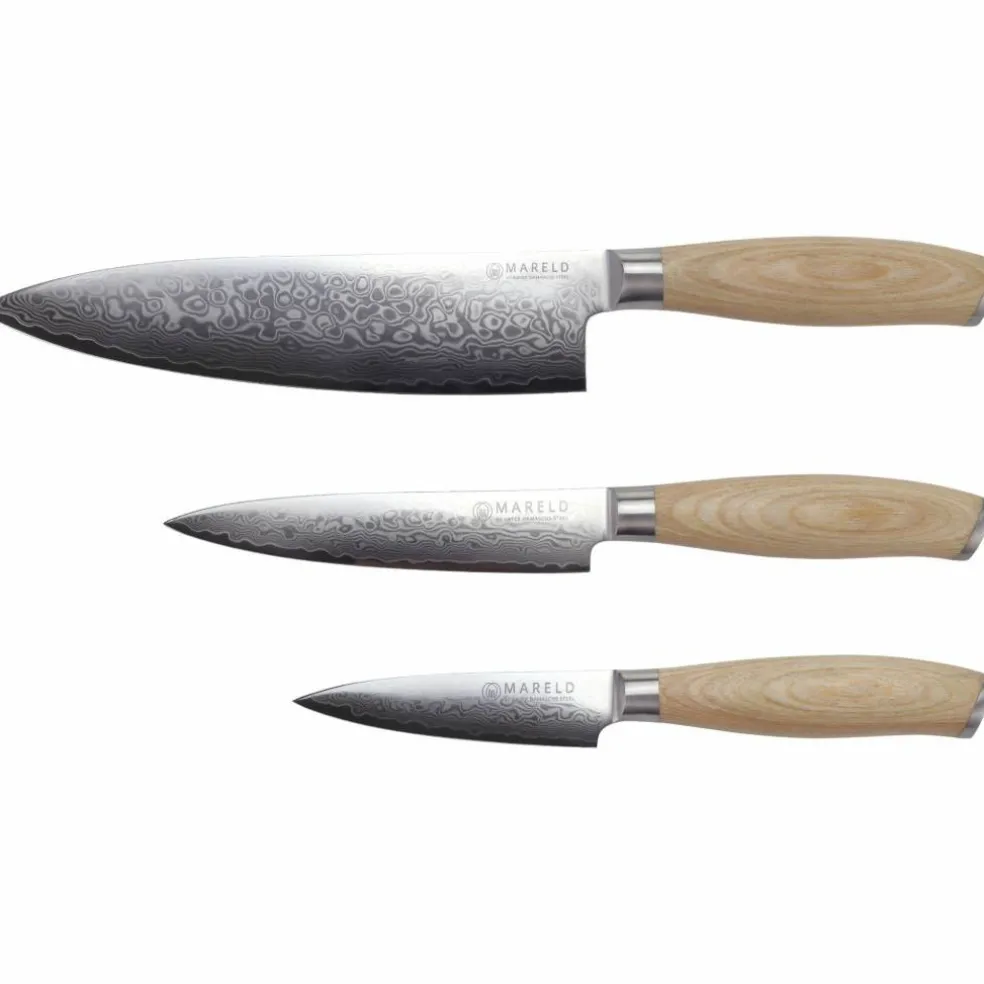 Knivset, 3 delar