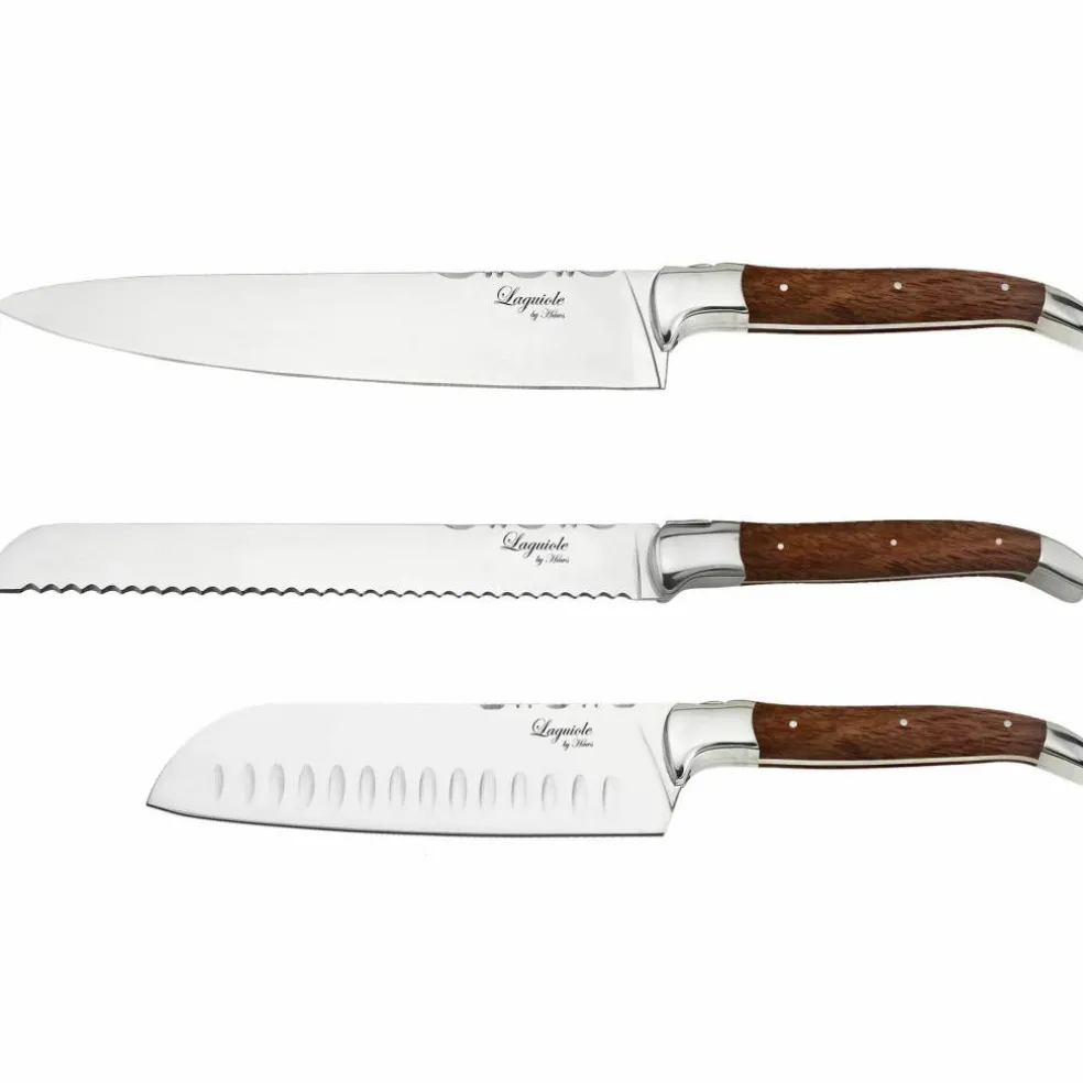 Knivset 3 delar, Oak