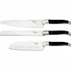 Knivset 3 delar, Olive