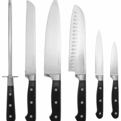 Knivset 6 delar 1.4116-stål, klassisk design
