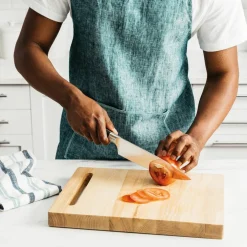 Knivset (5 st) + knivblock med slip