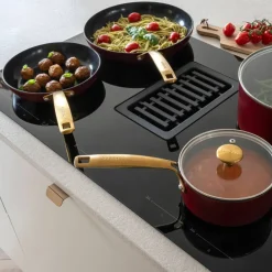 Kokkärlsset 4 delar, bordeaux