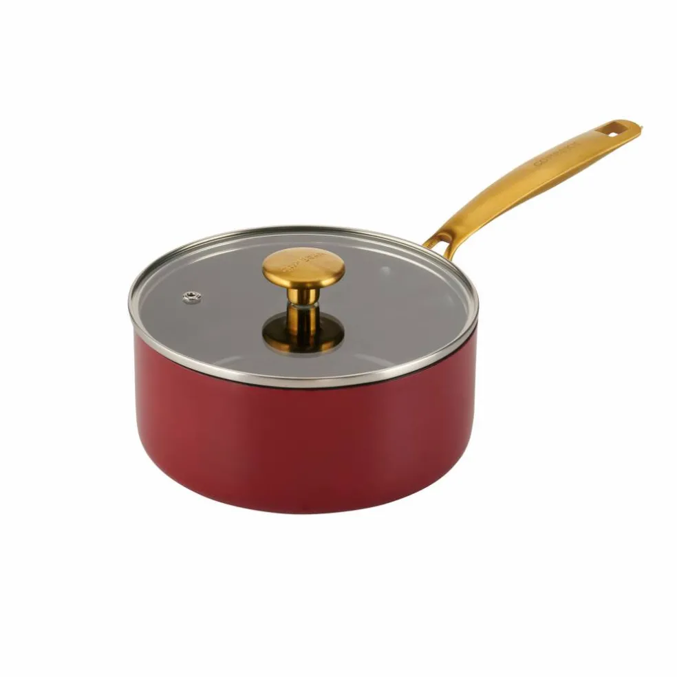 Kokkärlsset 10 delar, bordeaux