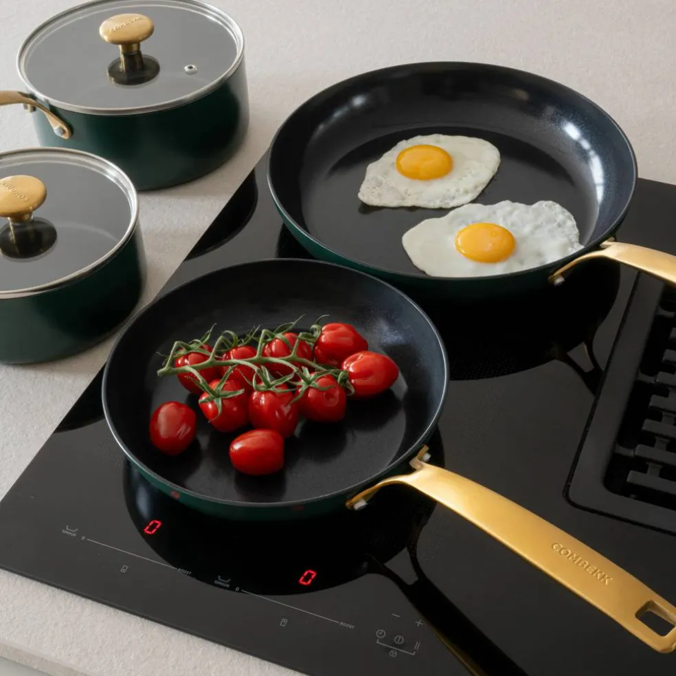 Kokkärlsset 10 delar, bordeaux