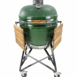Kolgrill, grön + grillmästarens rotisseri och pizzaugn