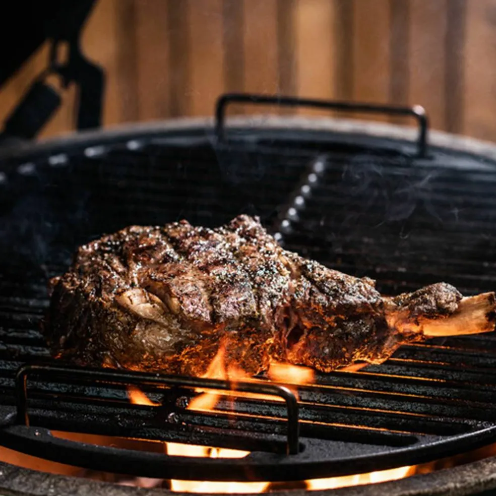 Kolgrill Minimax med convEGGtor baksten och portabelt stativ