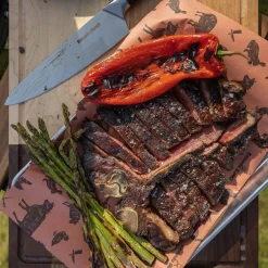 Kolgrill, svart + grillmästarens rotisseri och pizzaugn