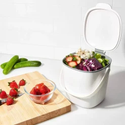 Kompostbehållare 2,8L, vit