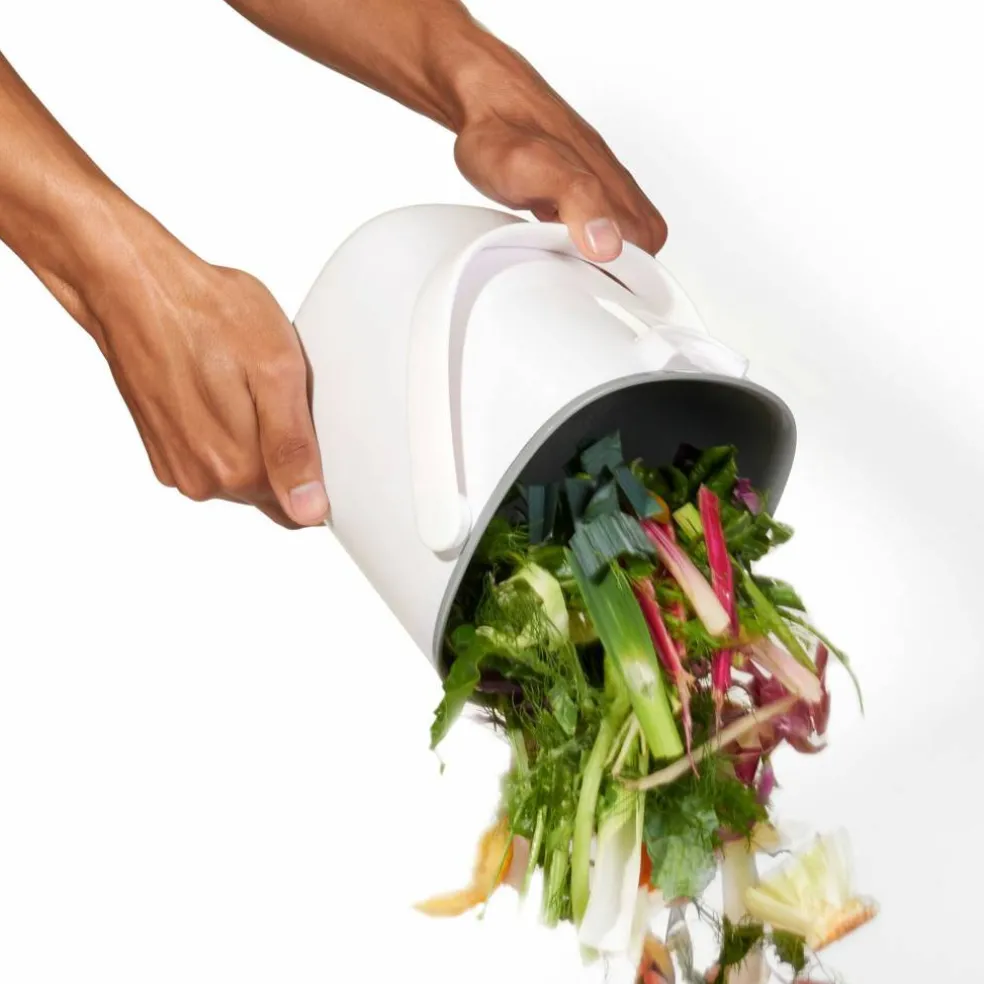 Kompostbehållare 2,8L, vit