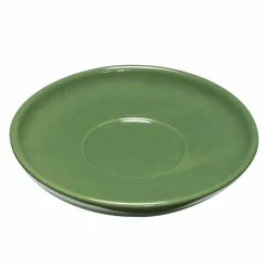Kopp med fat, sand/grön