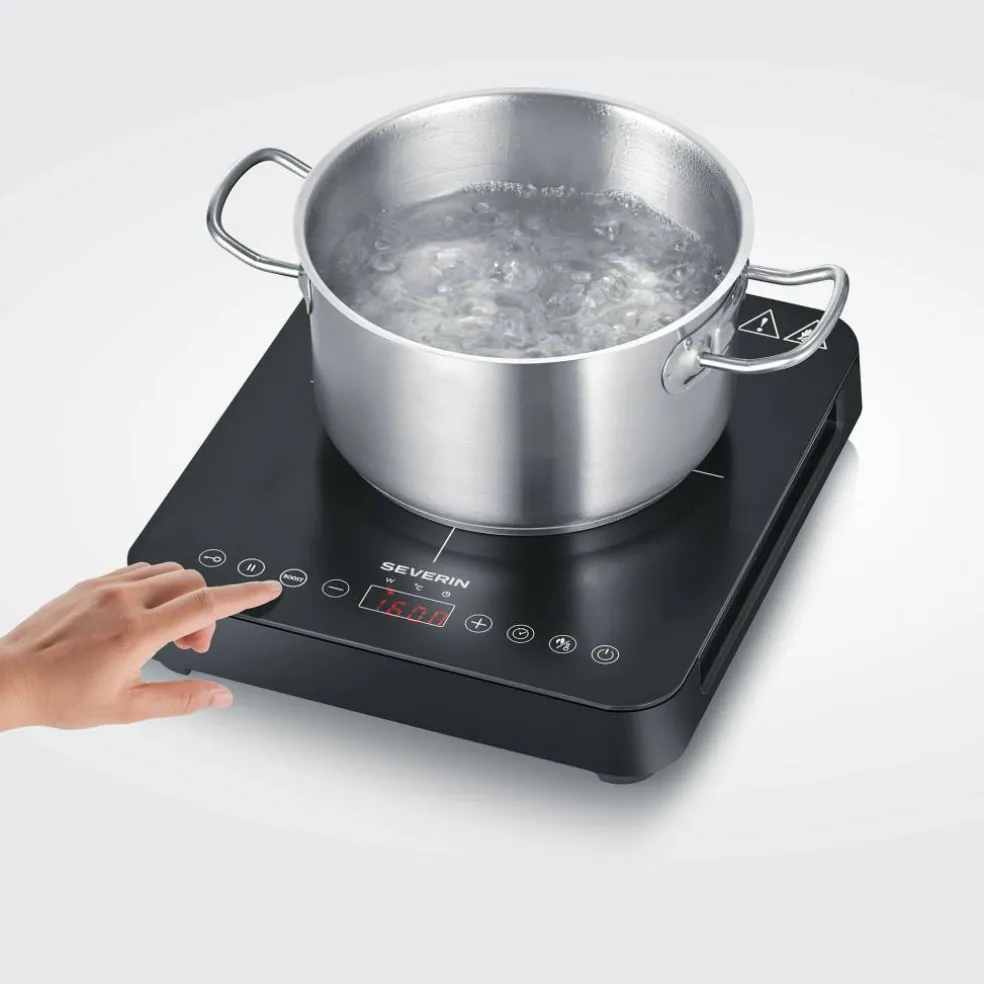 KP 1025 induktionsplatta 1 zon, svart