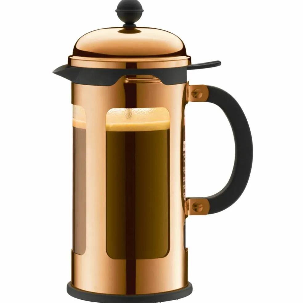 Krom kaffepress 8 Koppar 1,0 l