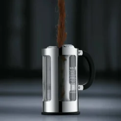 Krom kaffepress 8 Koppar 1,0 l