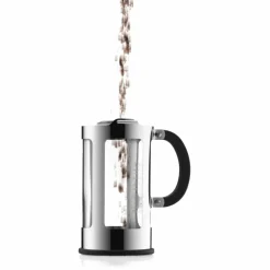 Krom kaffepress 8 Koppar 1,0 l