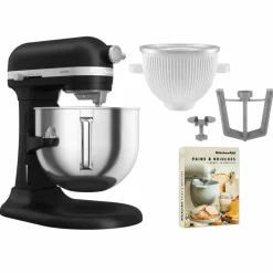 5KSM70SHXE köksmaskin 6,6 liter + 5KSMICM Ice Cream Maker, black matte